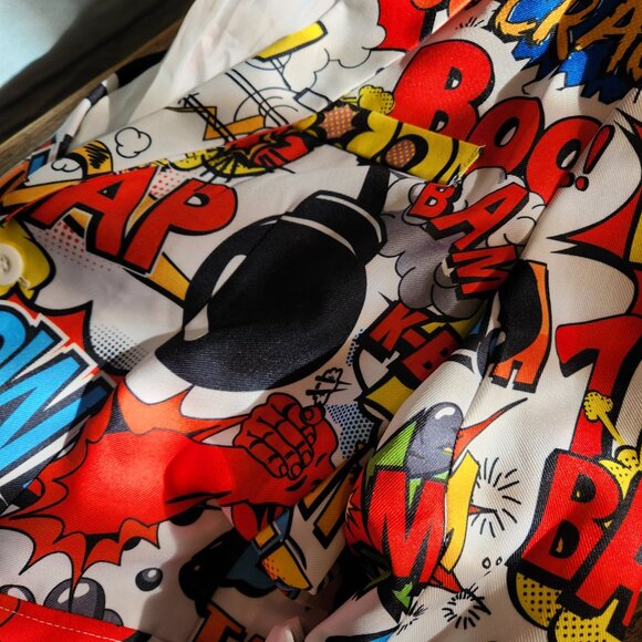 Spirit Halloween Men's Comic Print Suit, Size 38 - Picture 4 of 8